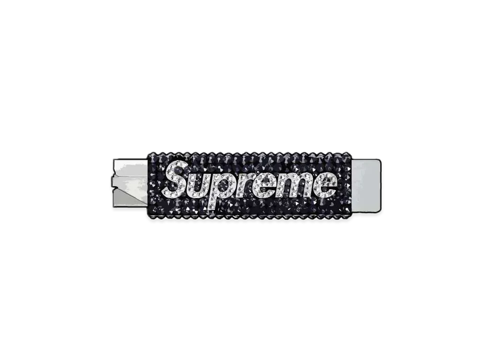 Supreme x Swarovski Crystal Box Cutter "Black"