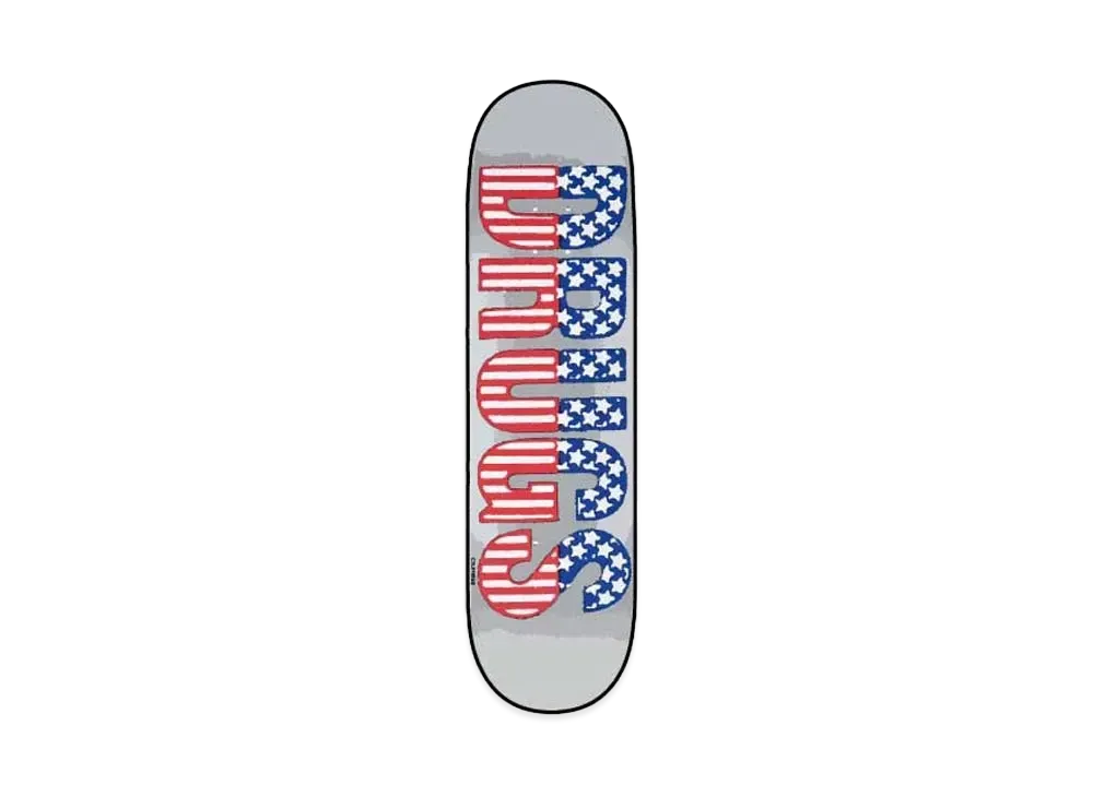 Supreme Drugs Skateboard "Silver"