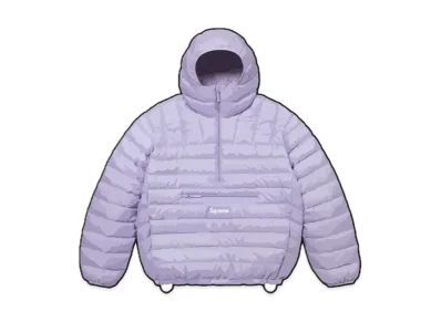 Supreme Micro Down Half Zip Hooded Pullover "Lilac" (24FW)
