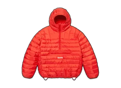 Supreme Micro Down Half Zip Hooded Pullover "Dark Orange" (24FW)