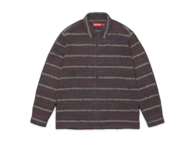 Supreme Woven Stripe Shirt "Black"