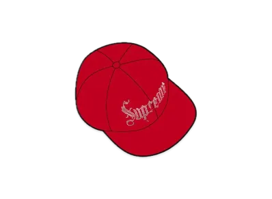 Supreme Rhinestone 5-Panel "Red"