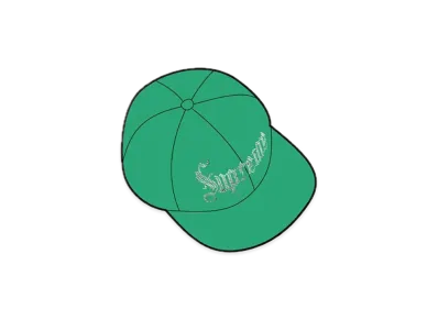Supreme Rhinestone 5-Panel "Green"