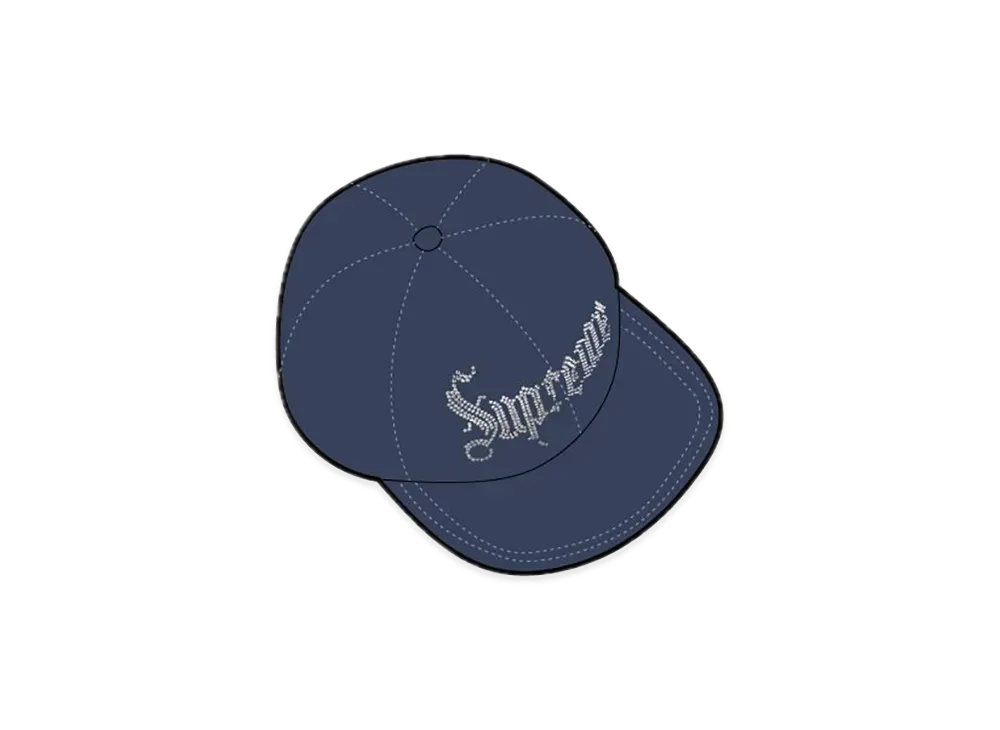 Supreme Rhinestone 5-Panel "Denim"