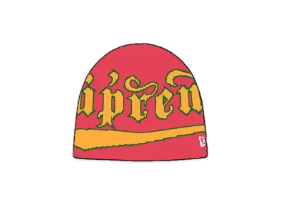 Supreme New Era Accent Beanie "Red"