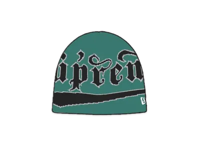 Supreme New Era Accent Beanie "Green"