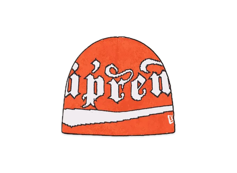 Supreme New Era Accent Beanie "Orange"
