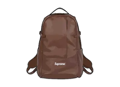 Supreme Leather Backpack "Brown" (24FW)