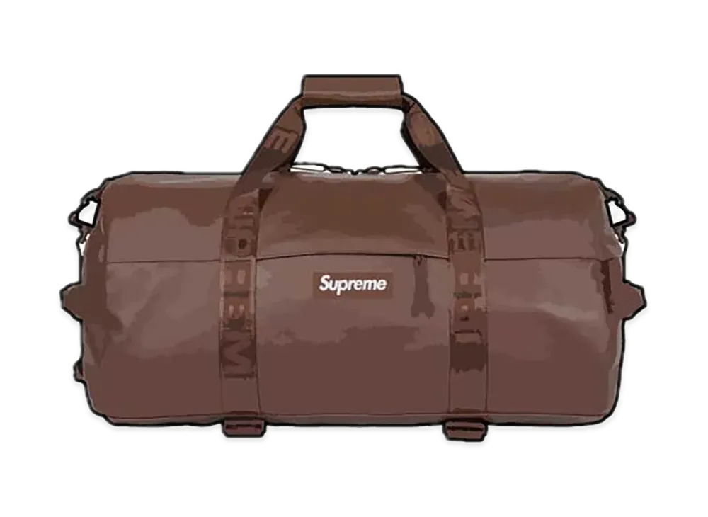 Supreme Leather Duffle Bag "Brown" (24FW)