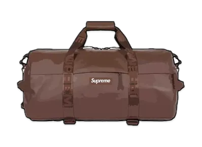 Supreme Leather Duffle Bag "Brown" (24FW)