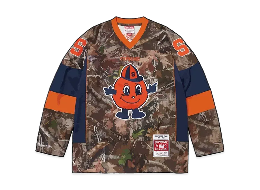 Supreme x Mitchell & Ness NCAA Hockey Jersey 