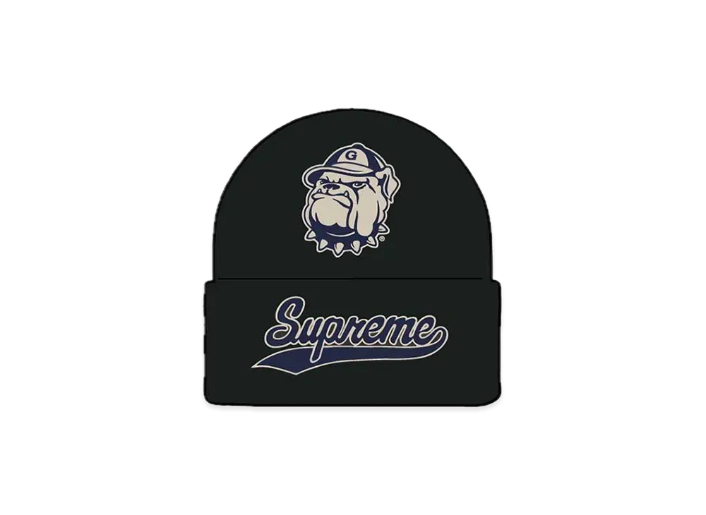 Supreme x Mitchell & Ness NCAA Beanie "Black"