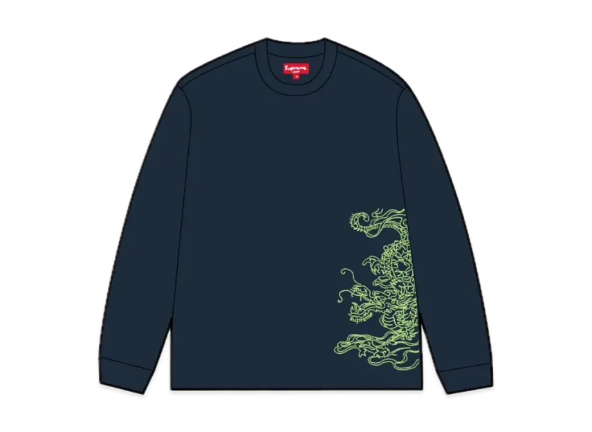 Supreme Dragon Embroidered L/S Top Supreme Dragon Embroidered L/S Top
