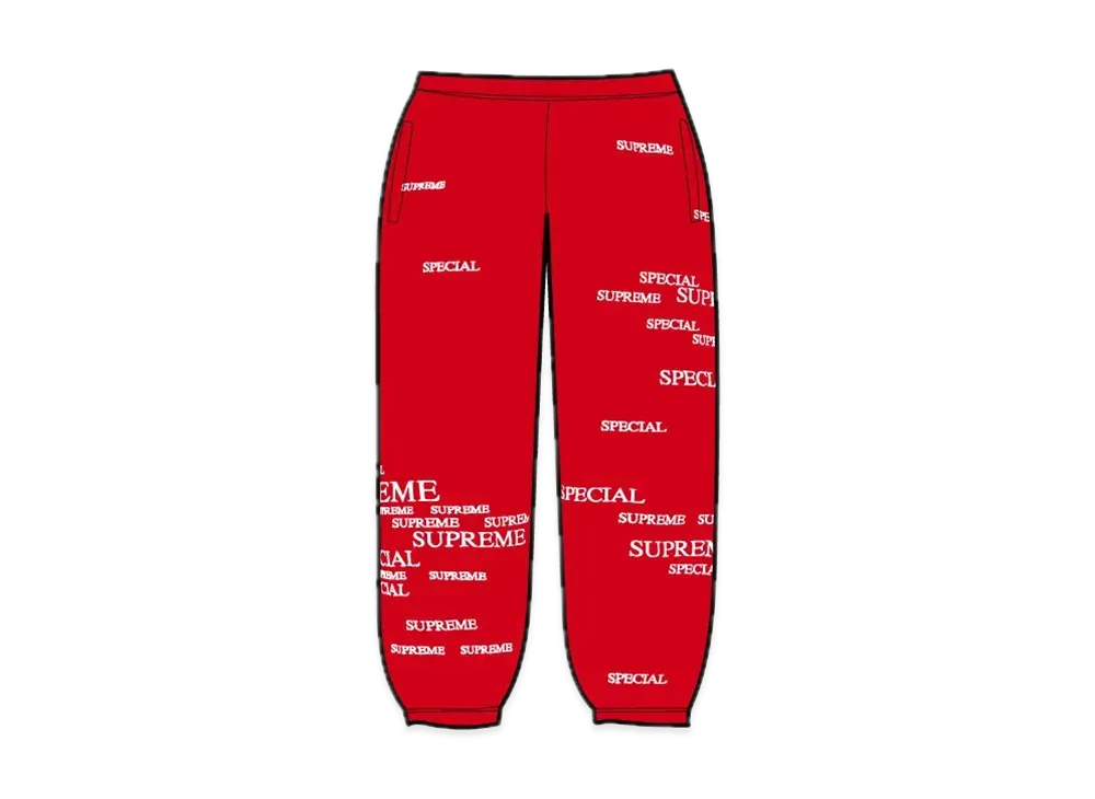 Supreme Special Sweatpant "Red"