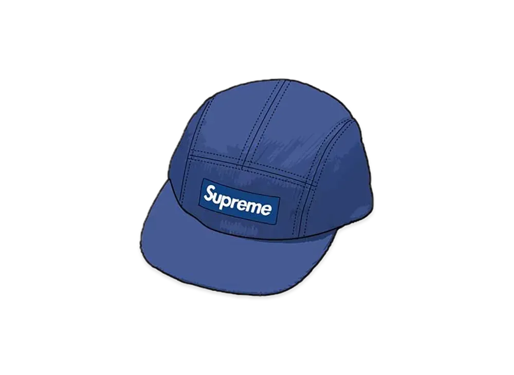 Supreme Corduroy Camp Cap "Blue" (24FW)