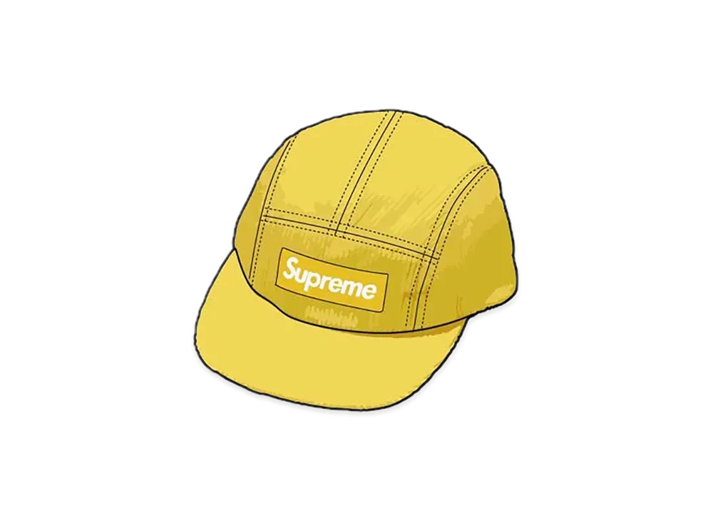 Supreme Corduroy Camp Cap "Yellow" (24FW)
