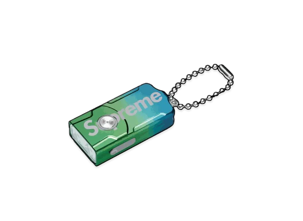 Supreme x Fenix E03R Flashlight Keychain 