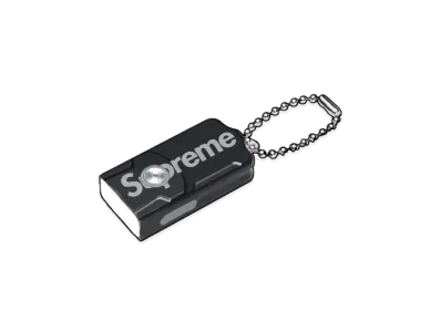 Supreme x Fenix E03R Flashlight Keychain "Black"