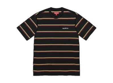 Supreme Stripe S/S Top "Black"