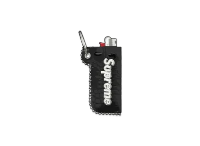 Supreme x B.B. Simon Leather Lighter Case Keychain "Black"
