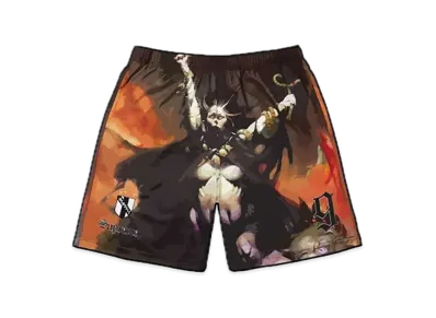 Supreme x Frank Frazetta Soccer Short "Woman With Scythe"