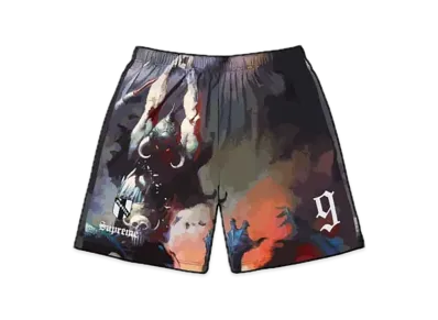 Supreme x Frank Frazetta Soccer Short "Death Dealer"