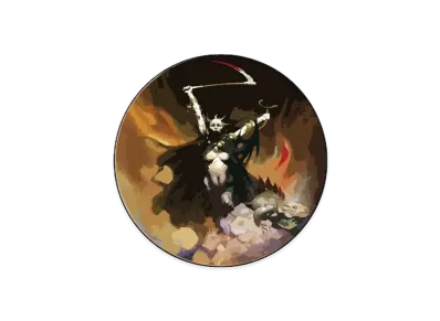 Supreme x Frank Frazetta Plate "Woman With Scythe"