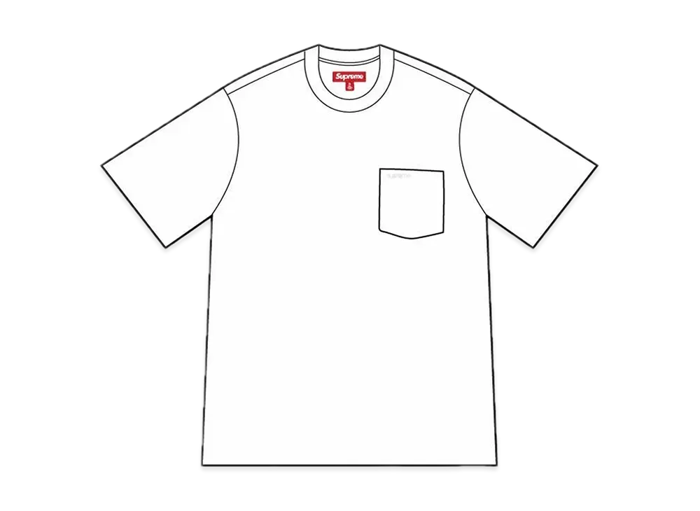 Supreme S/S Pocket Tee "White"