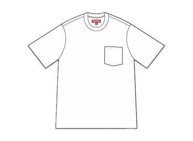 Supreme S/S Pocket Tee "White"