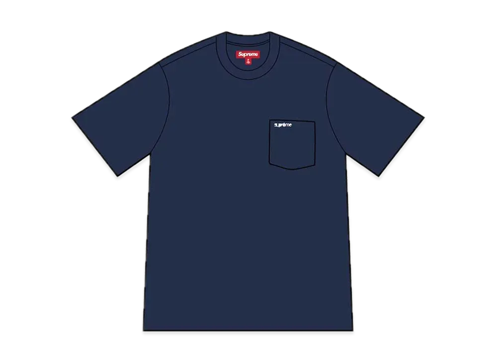 Supreme S/S Pocket Tee "Navy"