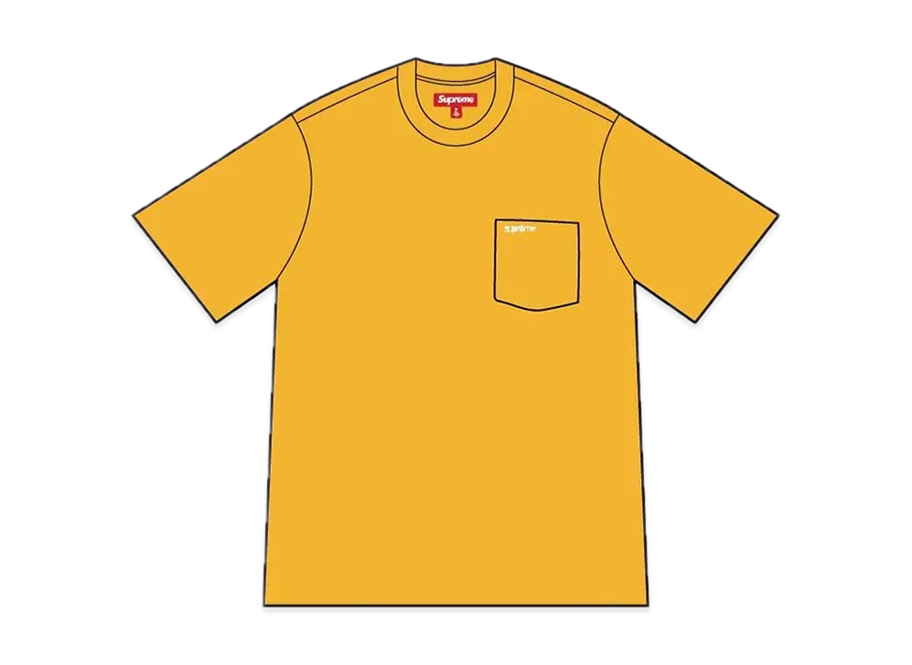 Supreme S/S Pocket Tee "Yellow"
