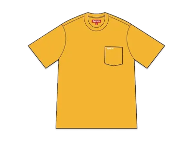 Supreme S/S Pocket Tee "Yellow"
