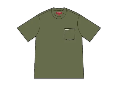 Supreme S/S Pocket Tee "Olive"