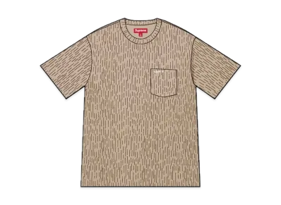 Supreme S/S Pocket Tee "Tan Raindrop"