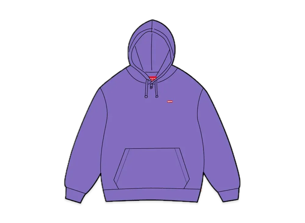 Supreme Small Box Hooded Sweatshirt "Purple" (24FW)