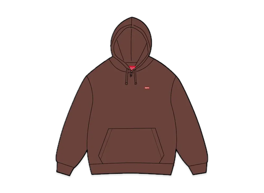 Supreme Small Box Hooded Sweatshirt "Brown" (24FW)