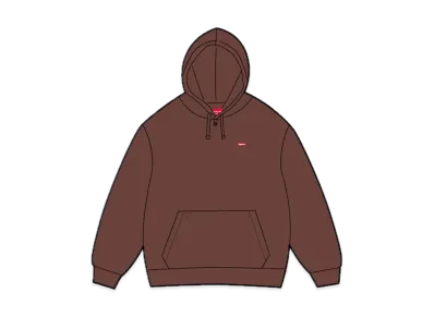 Supreme Small Box Hooded Sweatshirt "Brown" (24FW)
