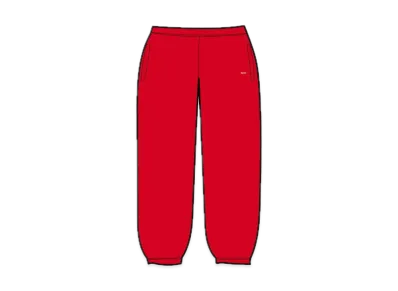 Supreme Small Box Sweatpant "Red"