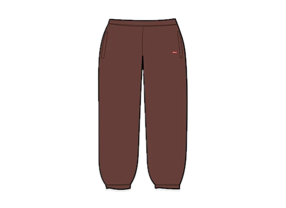 Supreme Small Box Sweatpant "Brown"