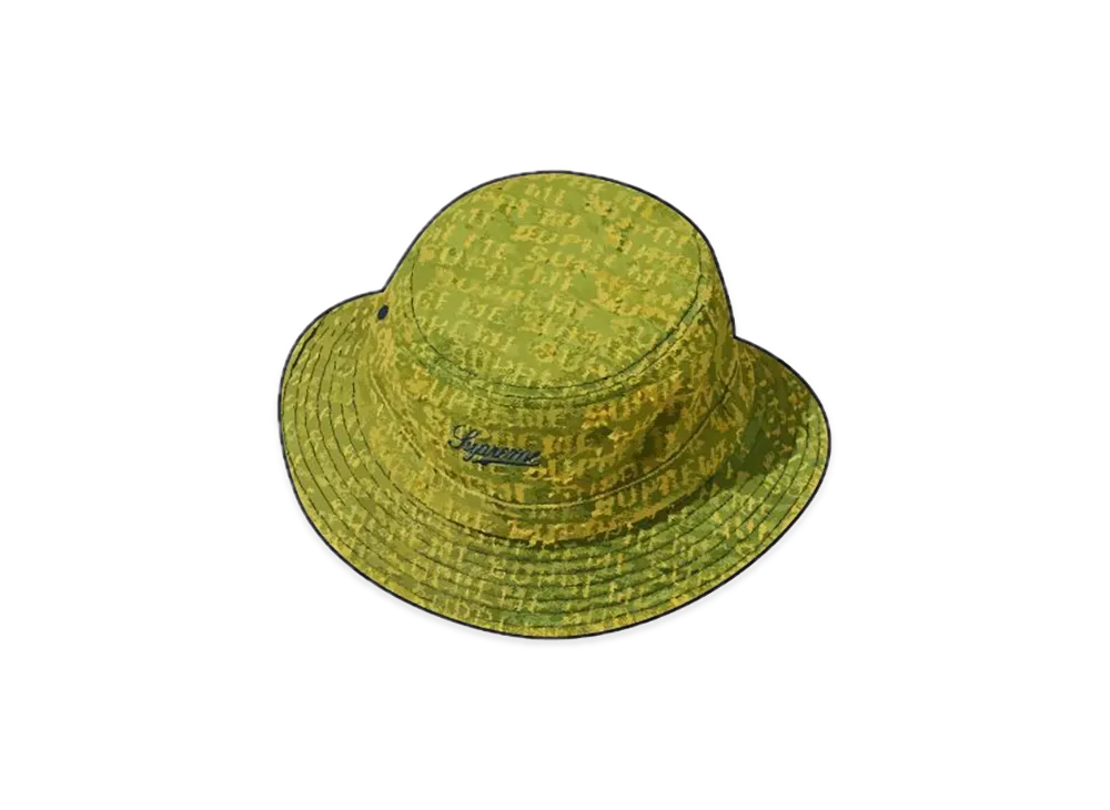 Supreme Needle Punch Denim Crusher "Green"