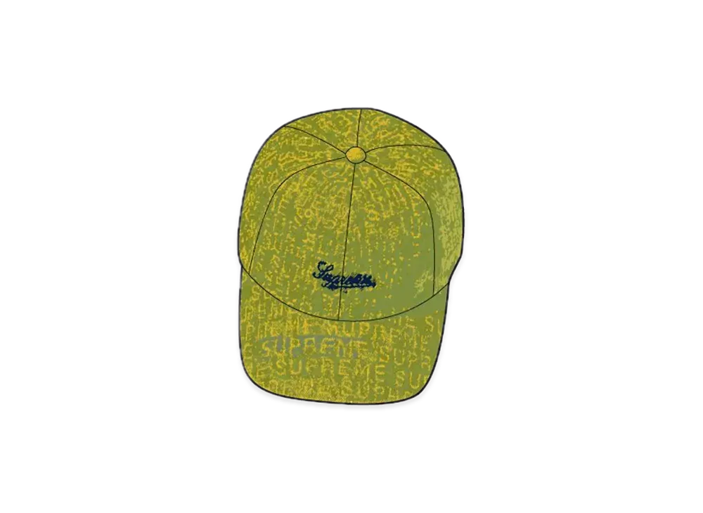 Supreme Needle Punch Denim 6-Panel "Green"
