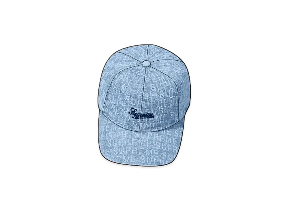 Supreme Needle Punch Denim 6-Panel "Indigo"