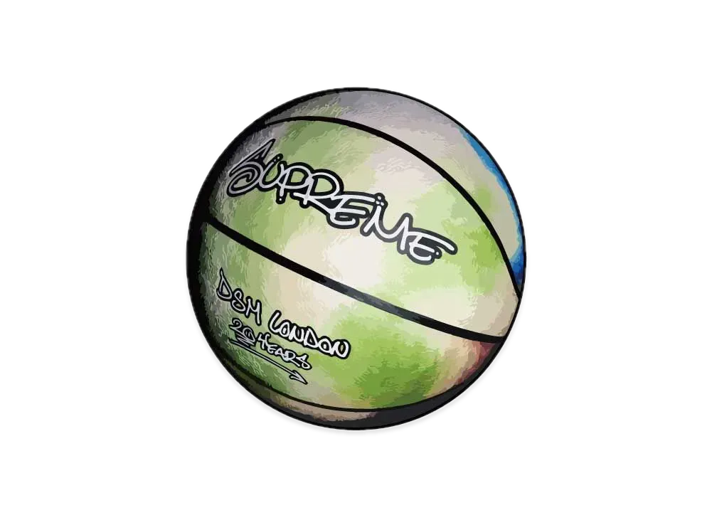 Supreme x Dover Street Market London 20th Anniversary Spalding Basketball "Multi"