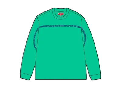 Supreme Intarsia Stripe L/S Top "Green"
