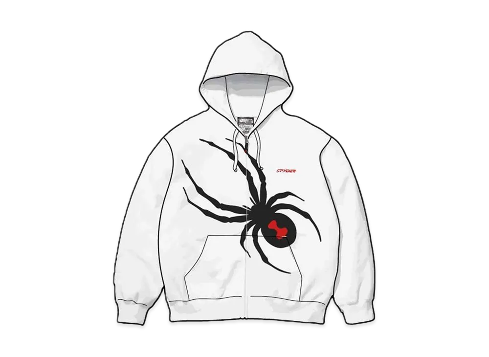 シュプリーム Supreme x Spyder Zip Up Hooded Sweatshirt 