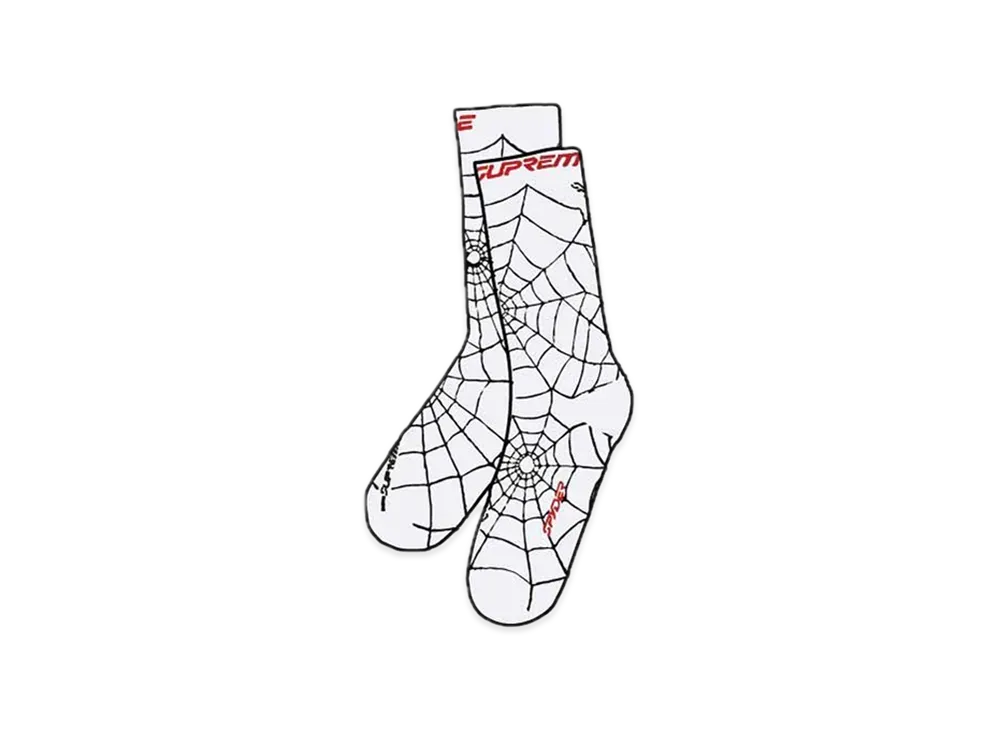 Supreme x Spyder Crew Socks (1 Pack) "White"