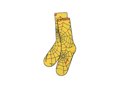 Supreme x Spyder Crew Socks (1 Pack) "Yellow"