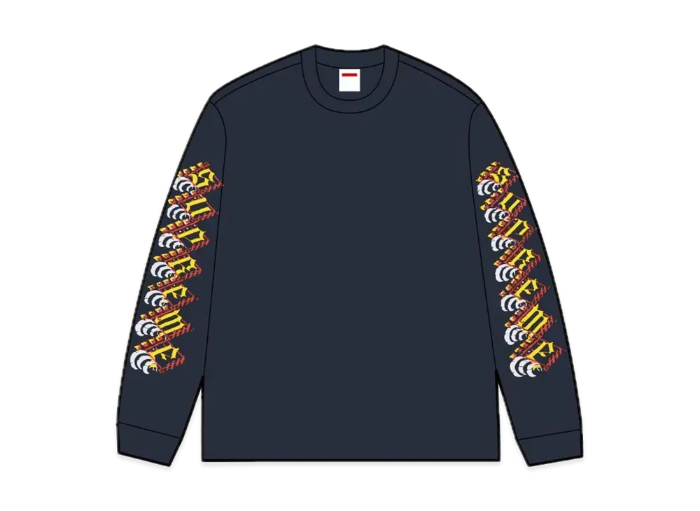 Supreme Strawberries L/S Tee "Navy"