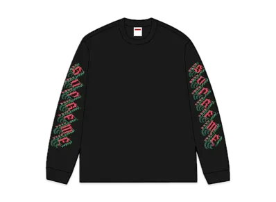 Supreme Strawberries L/S Tee "Black"
