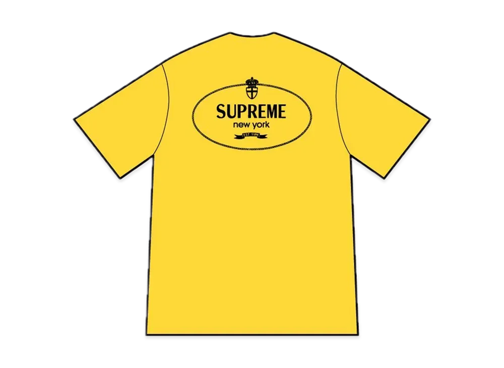 Supreme Crest Tee "Yellow"
